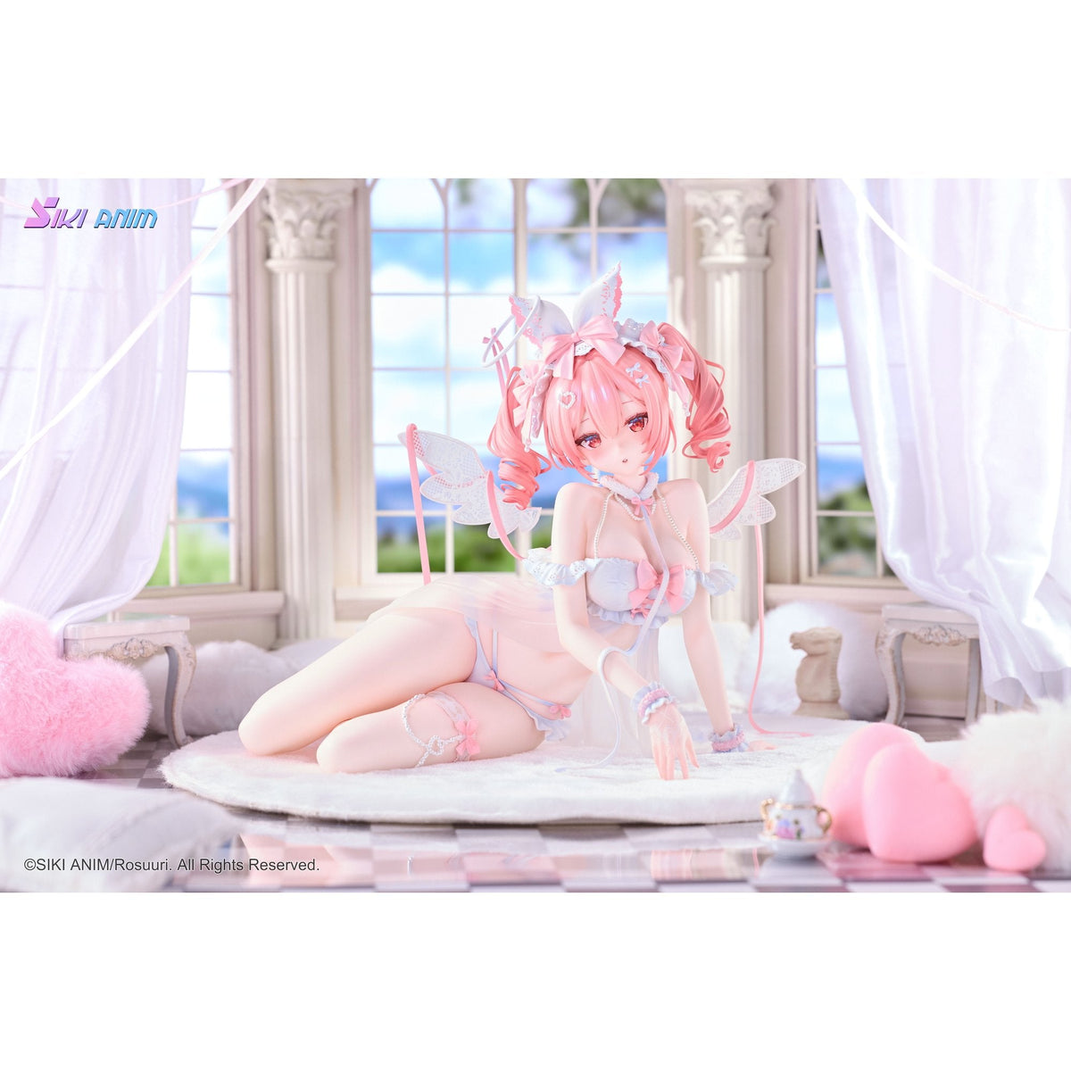 白うさぎRosu 天使ver. Illustrated by Rosuuri 1/4 完成品フィギュア 特典版