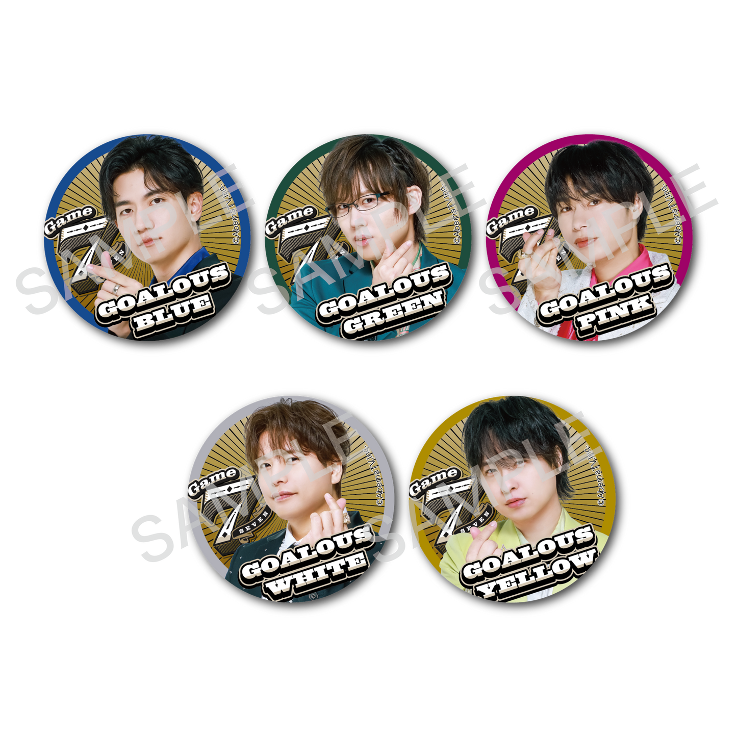 GOALOUS5 缶バッジ 『Game7』Ver.