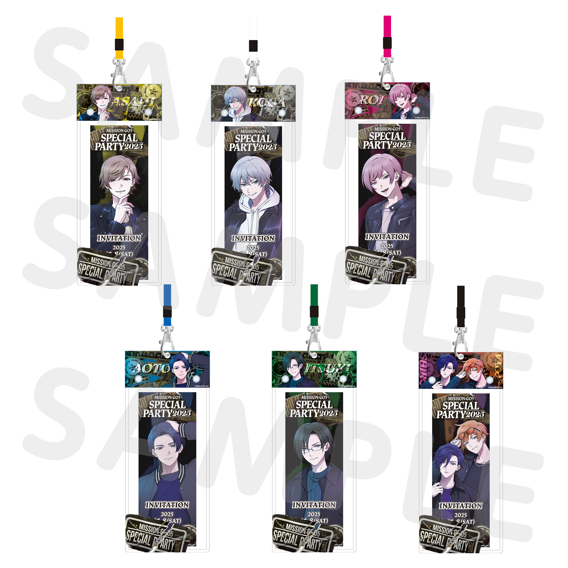 GOALOUS5 「MISSION：GO5 SPECIAL PARTY 2025」チケットホルダーセット