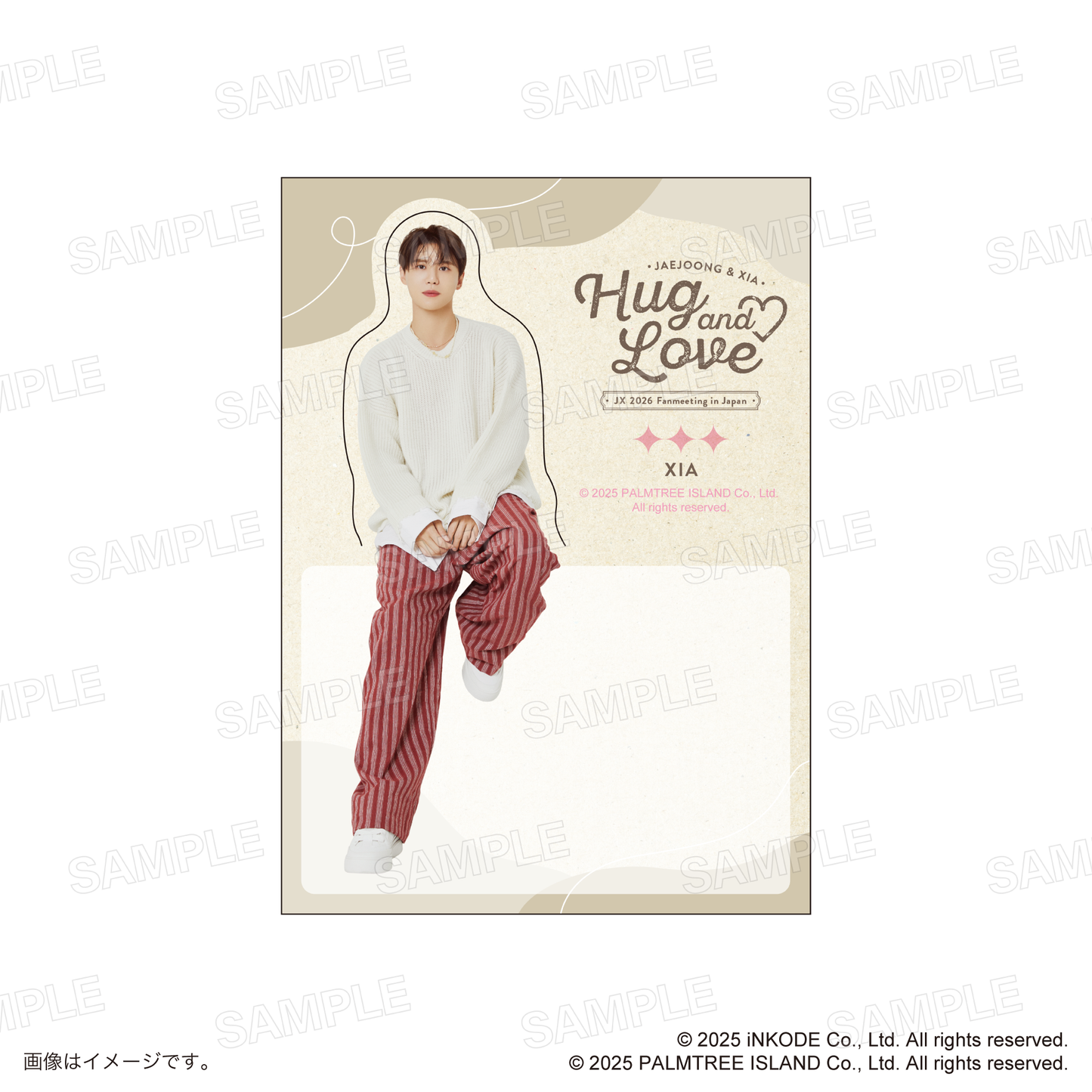 【JX 2026 JAPAN FANMEETING 'Hug & Love'】 スタンドメモセット