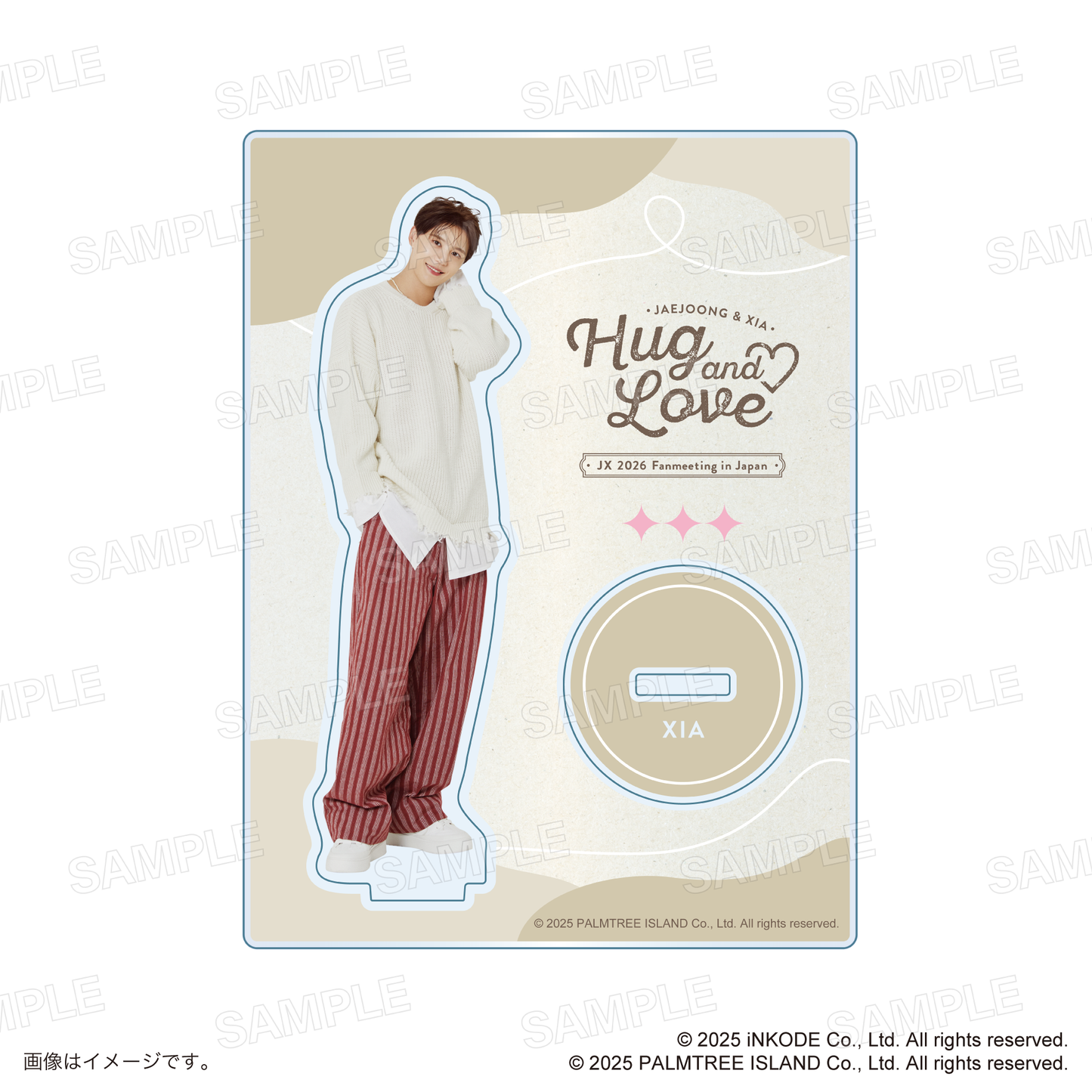 【JX 2026 JAPAN FANMEETING 'Hug & Love'】 アクリルスタンド　Hug & Love ver.