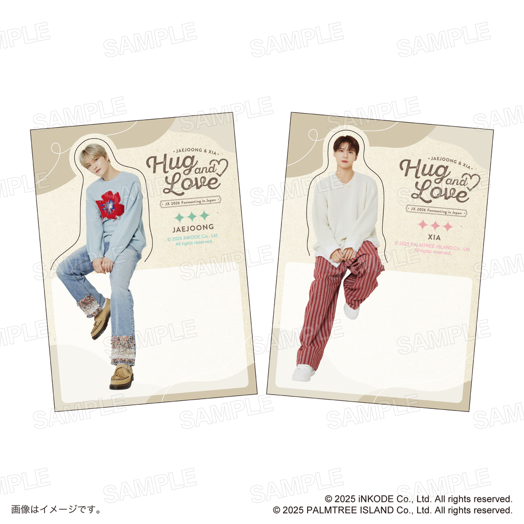 【JX 2026 JAPAN FANMEETING 'Hug & Love'】 スタンドメモセット