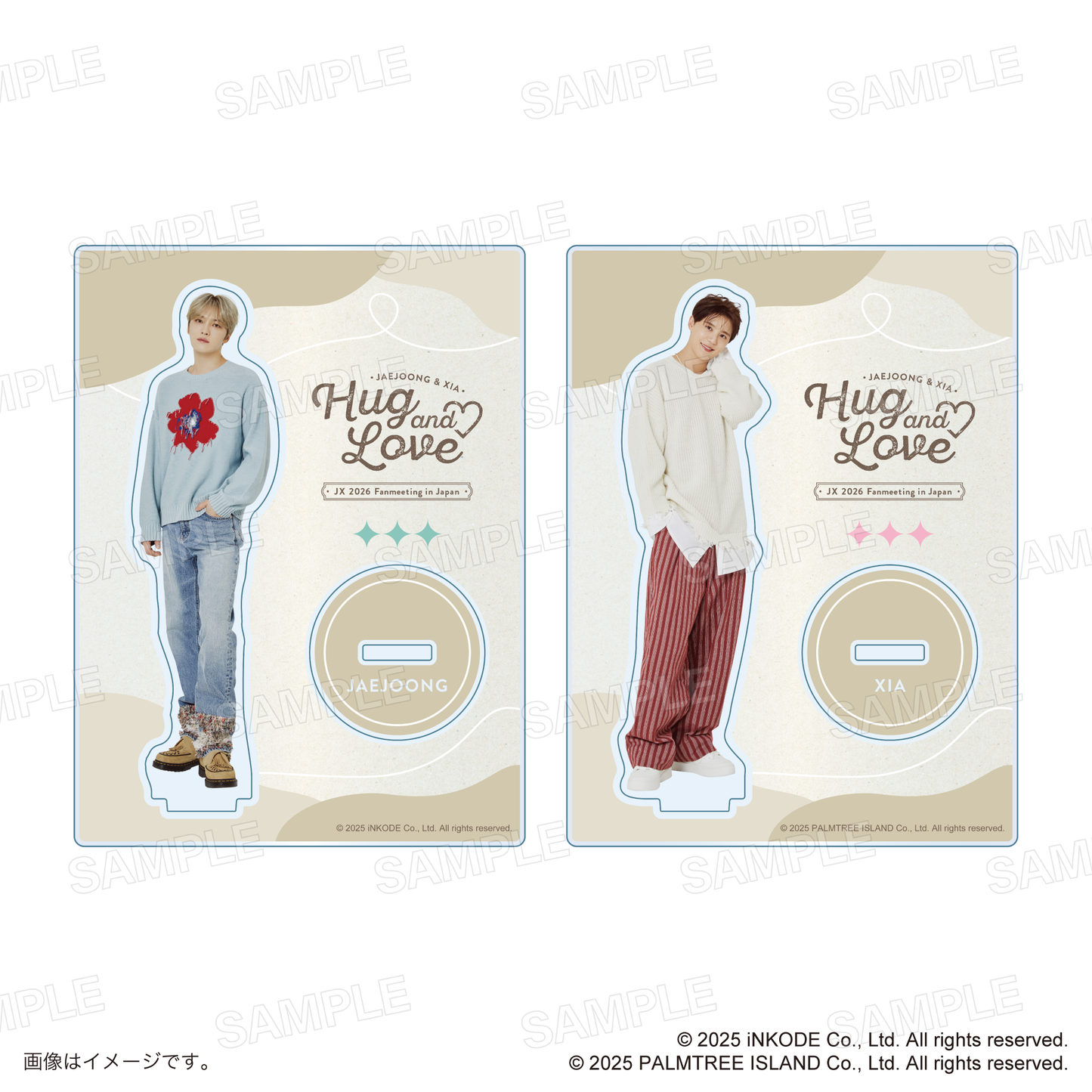 【JX 2026 JAPAN FANMEETING 'Hug & Love'】 アクリルスタンド　Hug & Love ver.