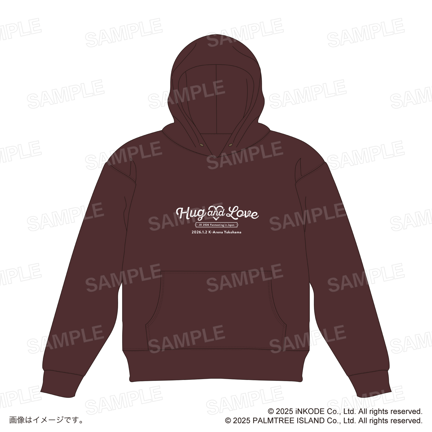 【JX 2026 JAPAN FANMEETING 'Hug & Love'】 ロゴパーカー
