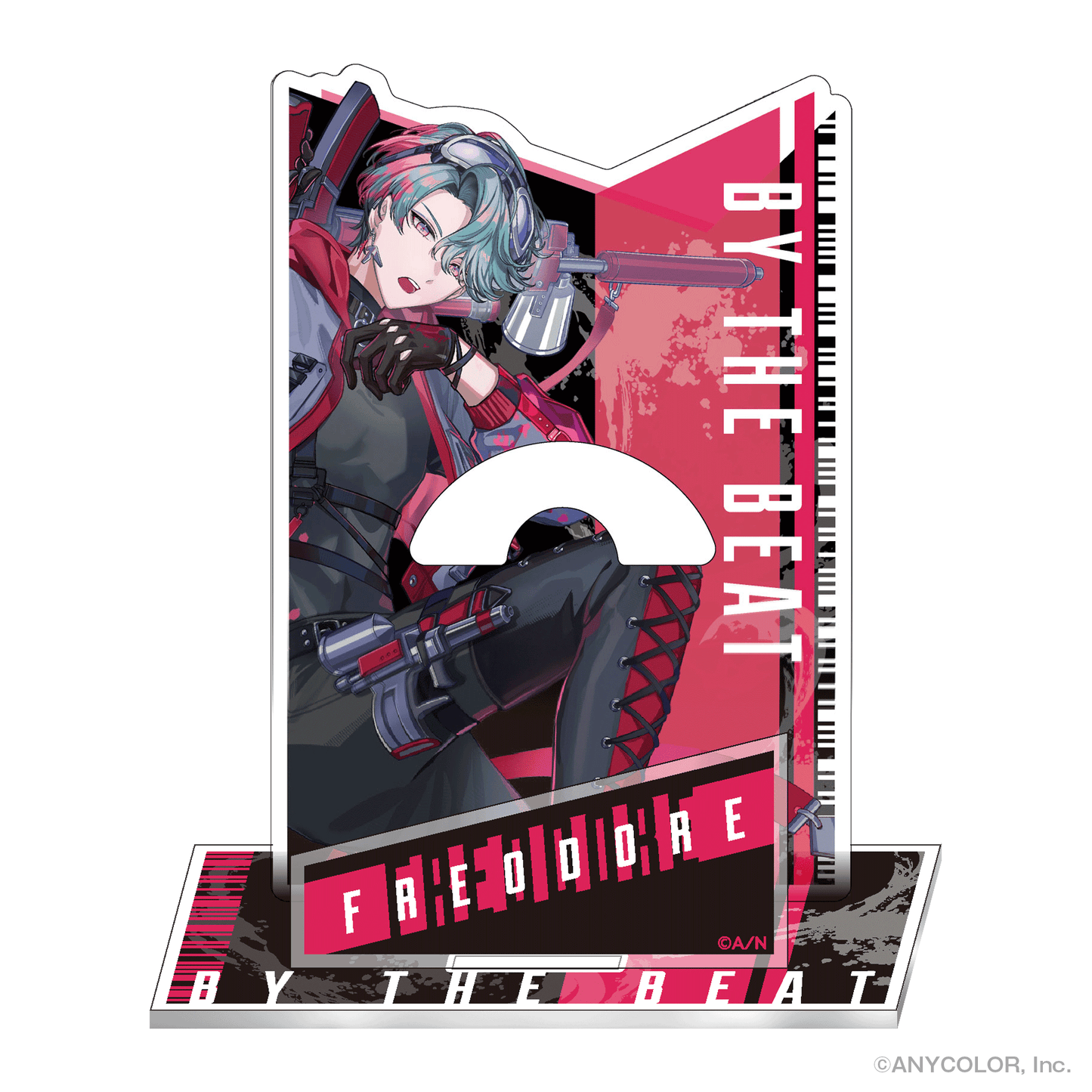 くじスクエア BY THE BEAT add-on goods アクリル缶バッジスタンド