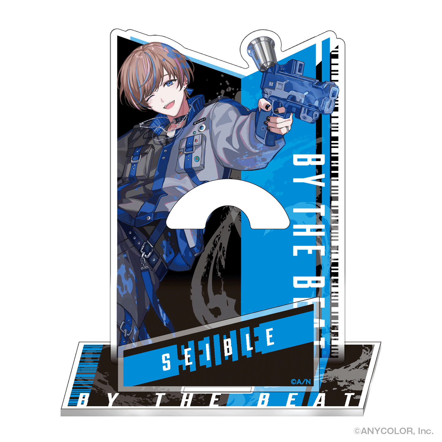 くじスクエア BY THE BEAT add-on goods アクリル缶バッジスタンド