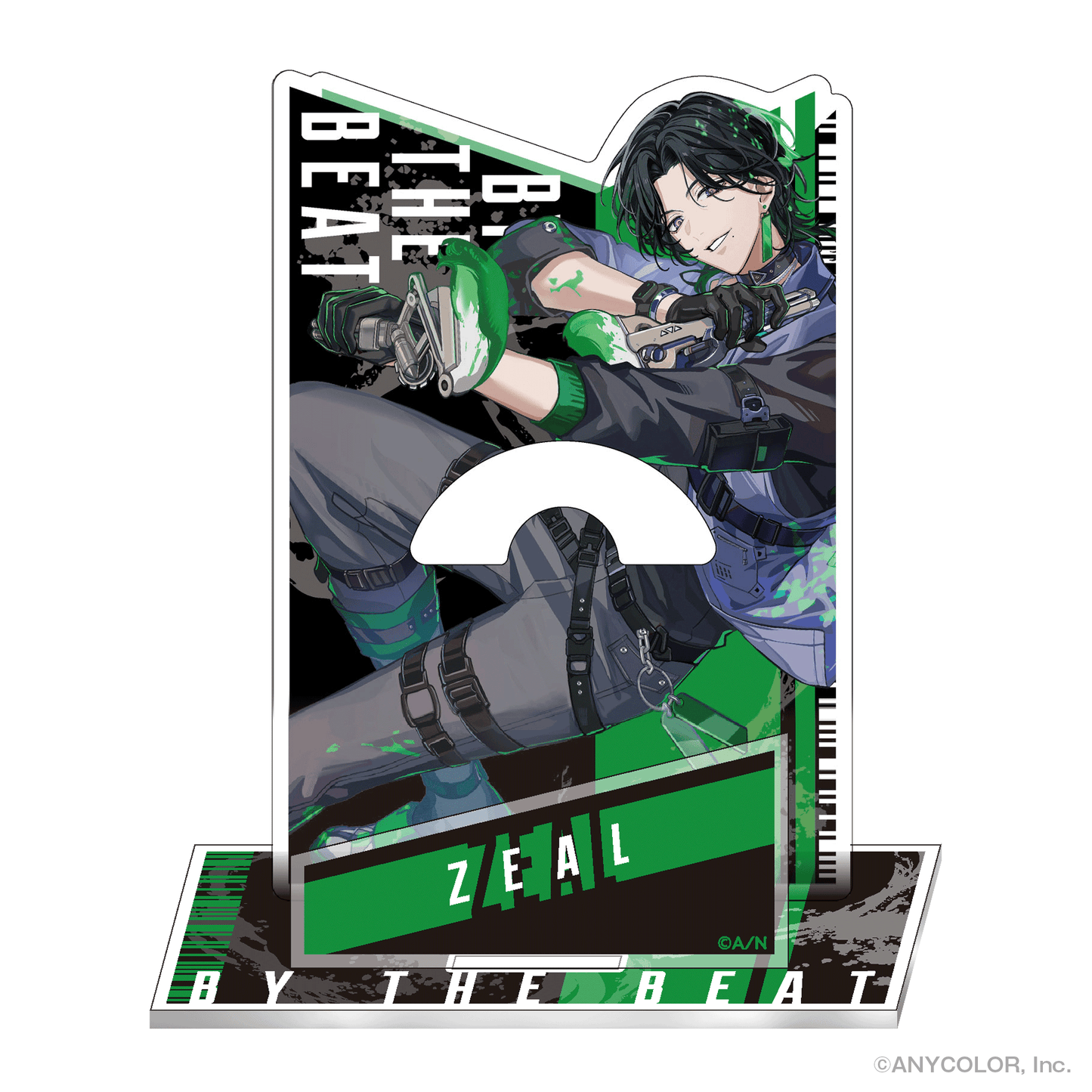 くじスクエア BY THE BEAT add-on goods アクリル缶バッジスタンド