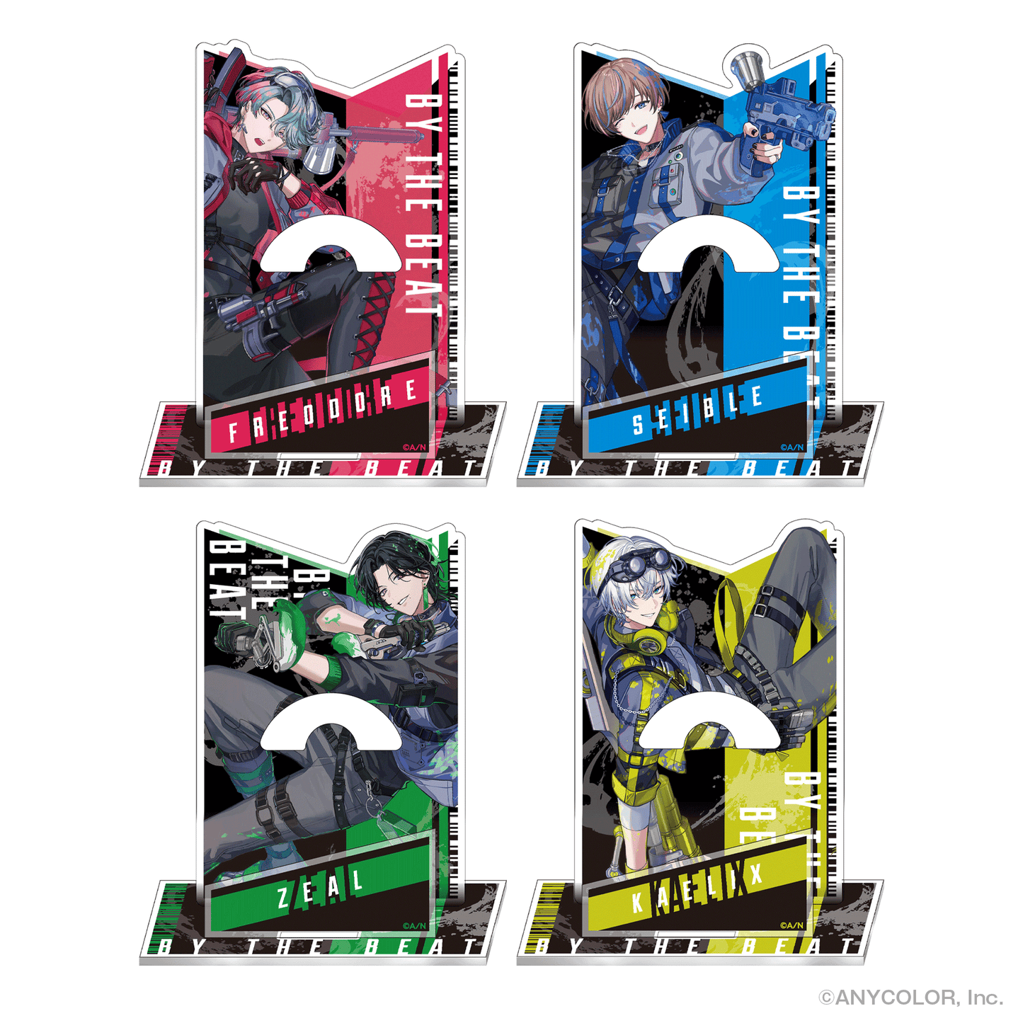 くじスクエア BY THE BEAT add-on goods アクリル缶バッジスタンド