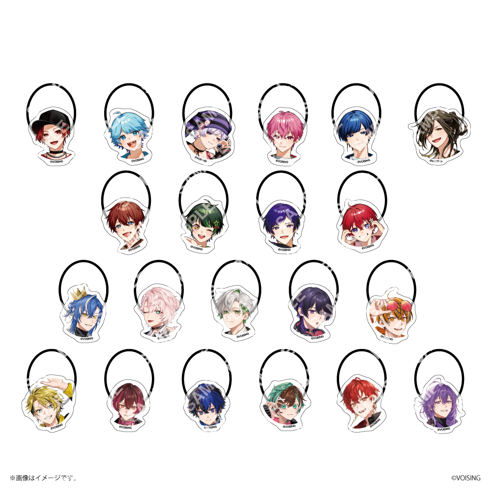 【VOISING HOLIDAY】 アクリルヘアゴム