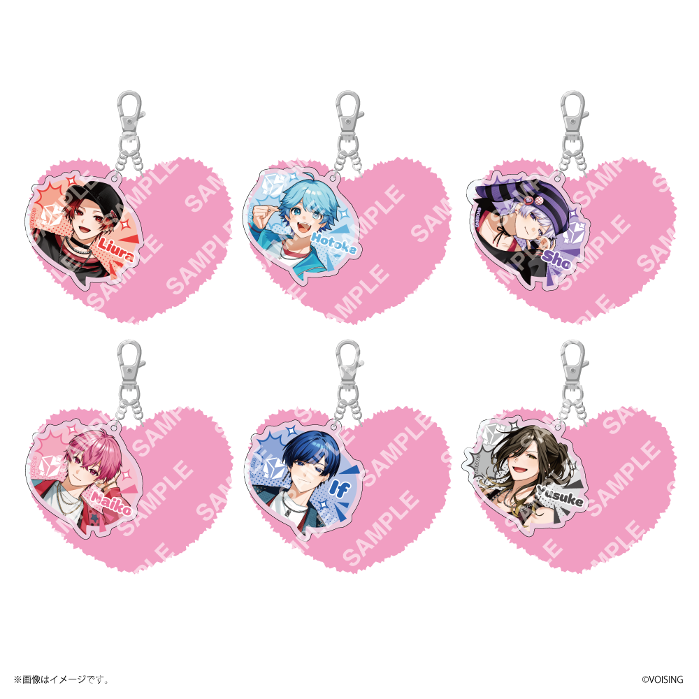 【VOISING HOLIDAY】 ハートファーストラップ