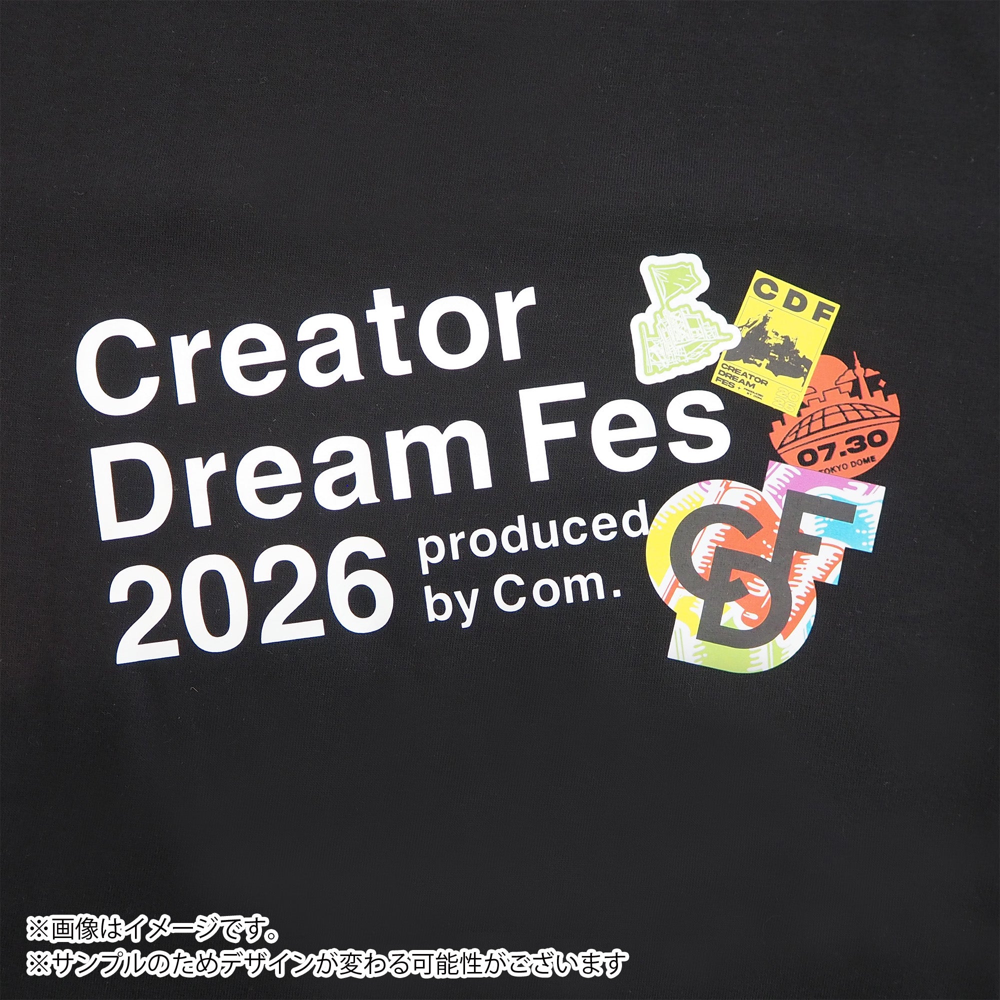 Creator Dream Fes 2026】 ロゴプリントTシャツ black – Cyber Goods Store