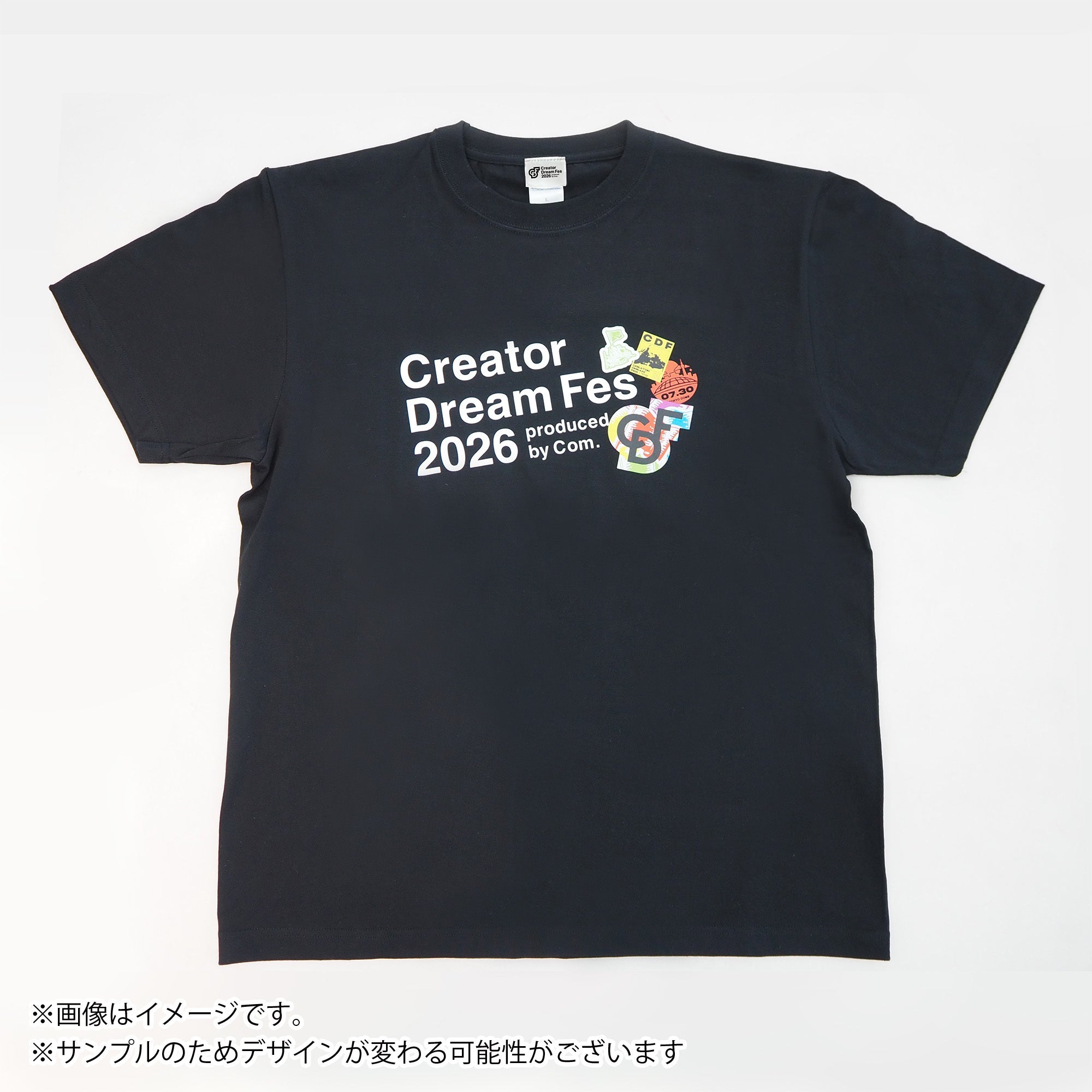 Creator Dream Fes 2026】 ロゴプリントTシャツ black – Cyber Goods Store