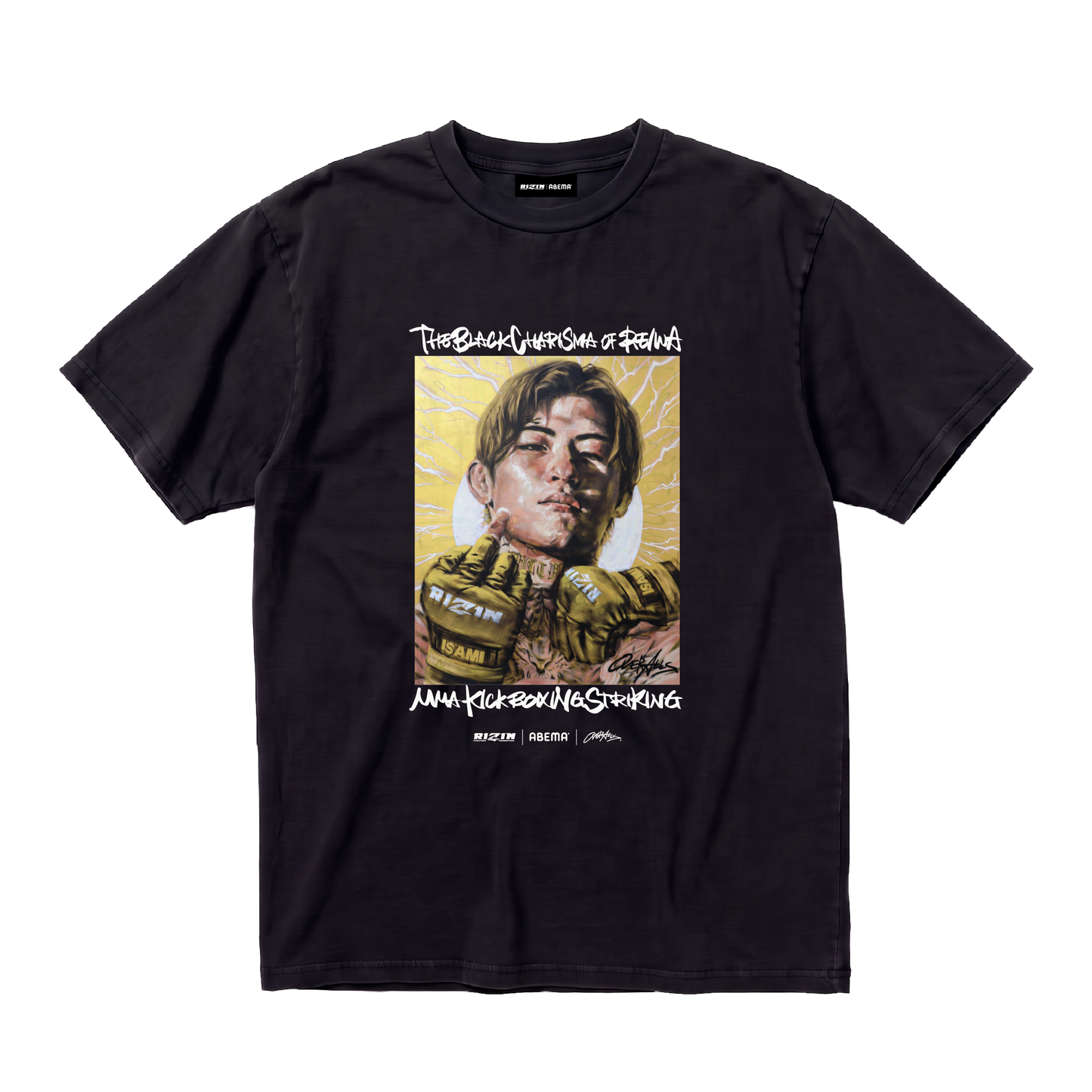 【超RIZIN.5】平本蓮☓OVER ALLs T-shirt（Black）