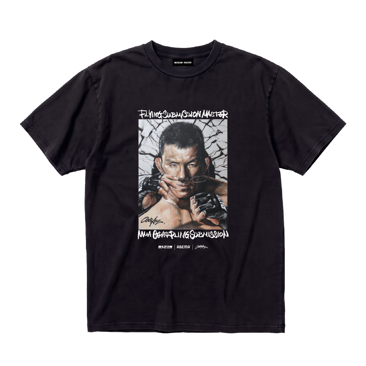 【超RIZIN.5】青木真也☓OVER ALLs T-shirt（Black）
