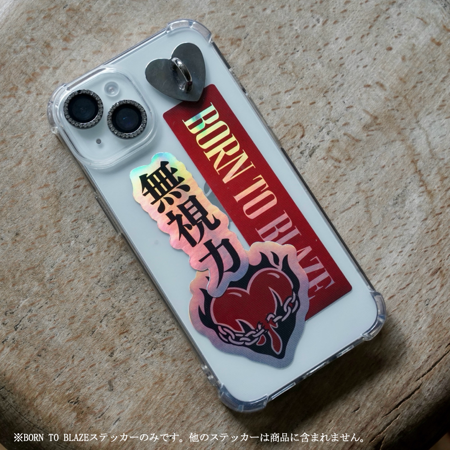 【BORN TO BLAZE】 BORN TO BLAZEステッカー2枚セット