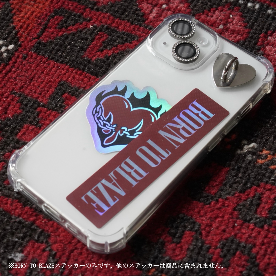 【BORN TO BLAZE】 BORN TO BLAZEステッカー2枚セット