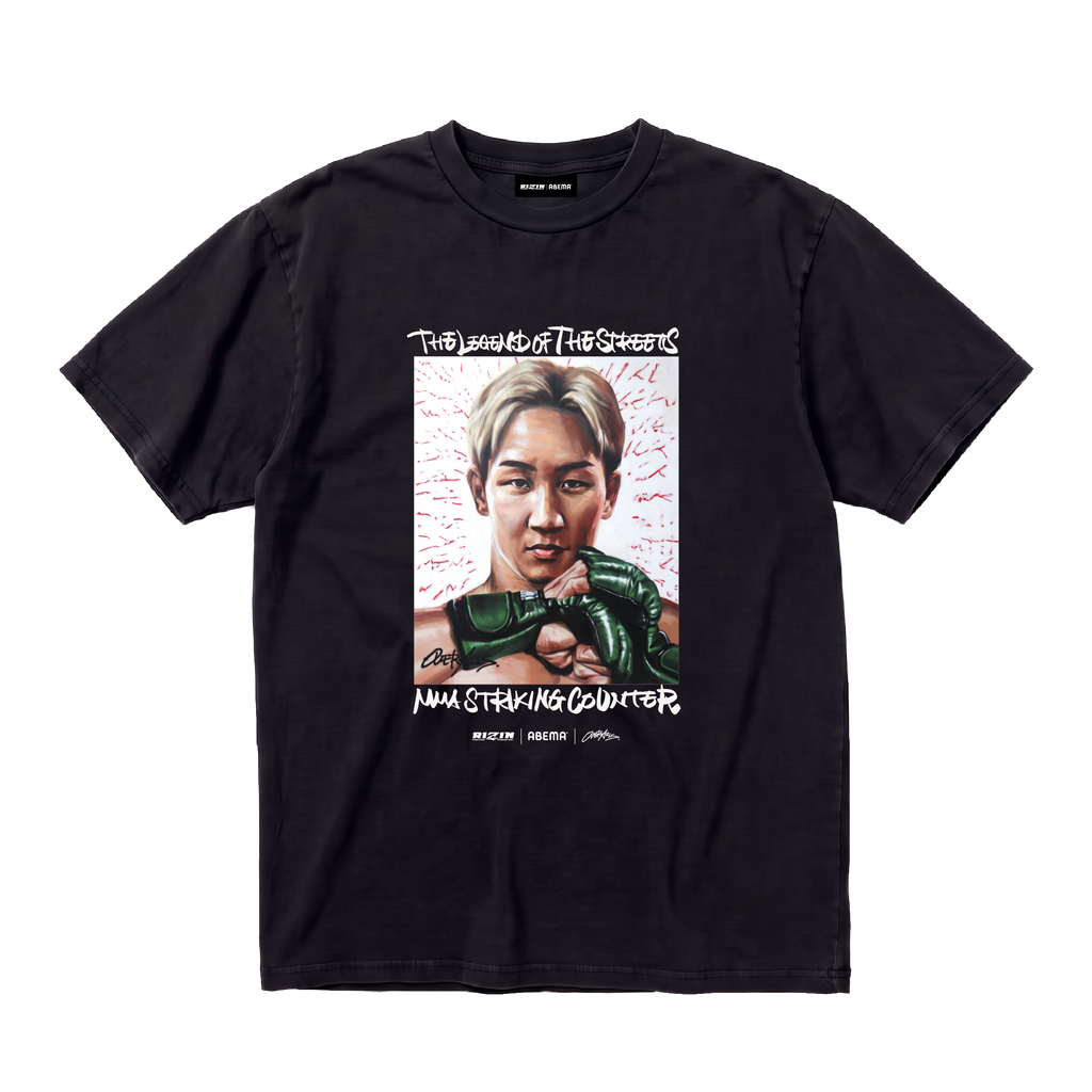 【超RIZIN.5】朝倉未来☓OVER ALLs T-shirt（Black）