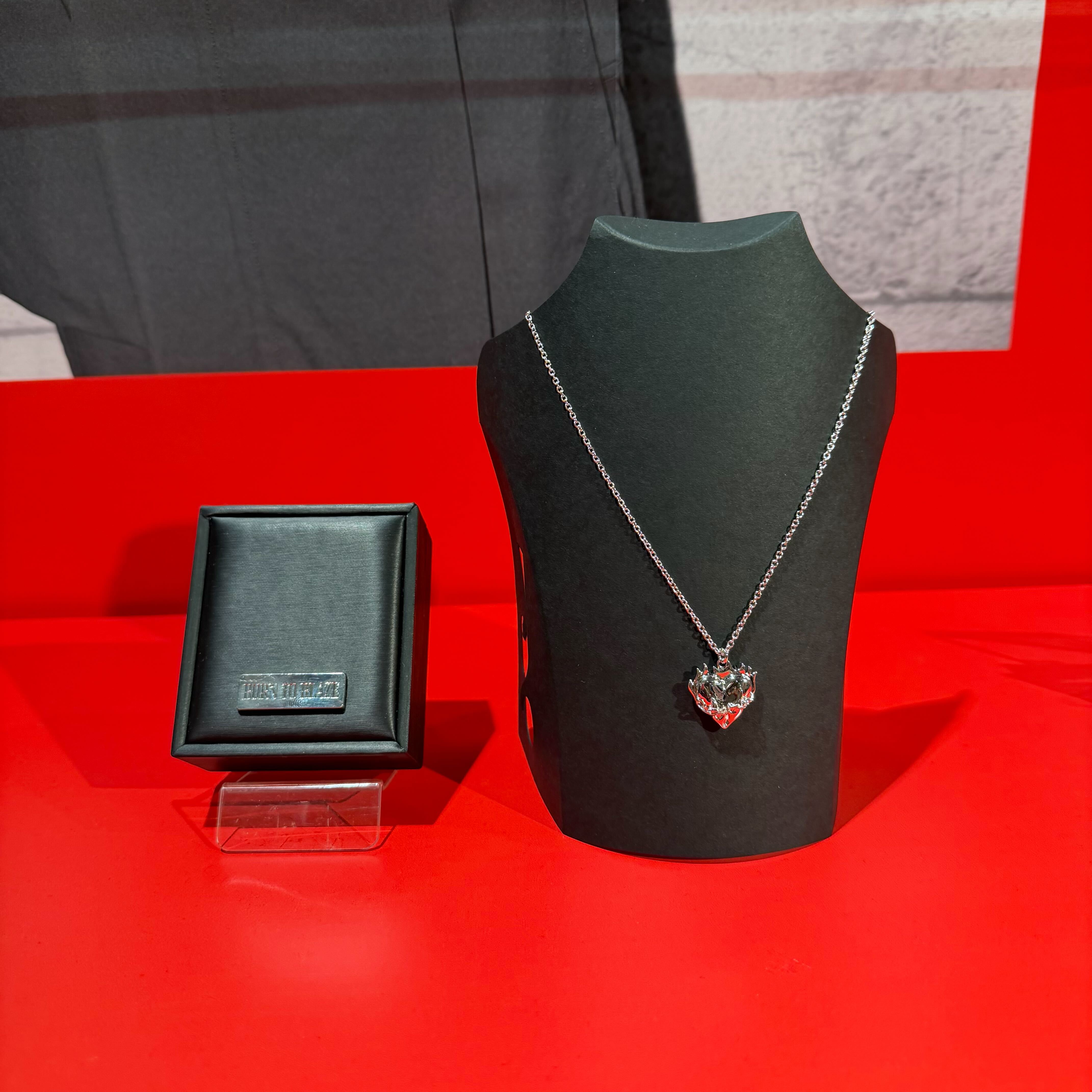BORN TO BLAZE】 BLAZE HEARTシルバー925ネックレス – Cyber Goods Store