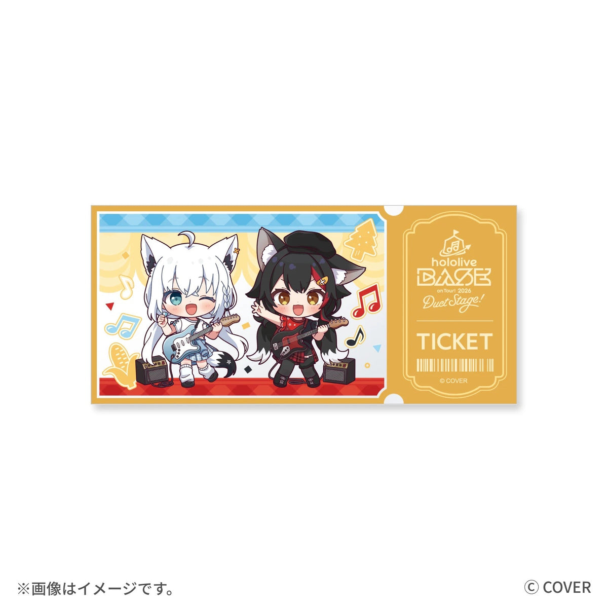 hololive BASE on Tour! 2026 Duet Stage! チケット風クリアカード （全7種）