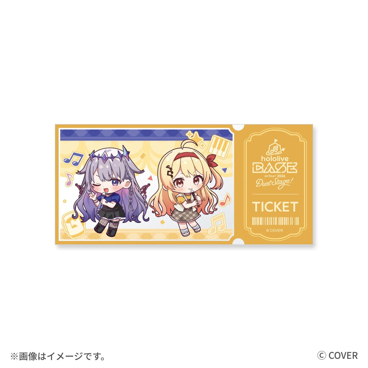 hololive BASE on Tour! 2026 Duet Stage! チケット風クリアカード （全7種）