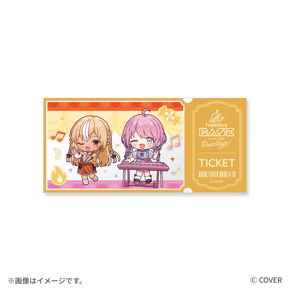 hololive BASE on Tour! 2026 Duet Stage! チケット風クリアカード （全7種）