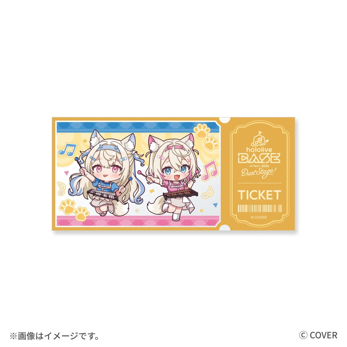 hololive BASE on Tour! 2026 Duet Stage! チケット風クリアカード （全7種）