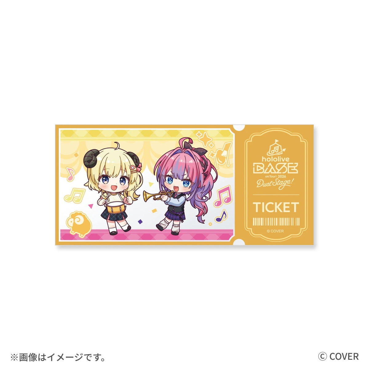 hololive BASE on Tour! 2026 Duet Stage! チケット風クリアカード （全7種）
