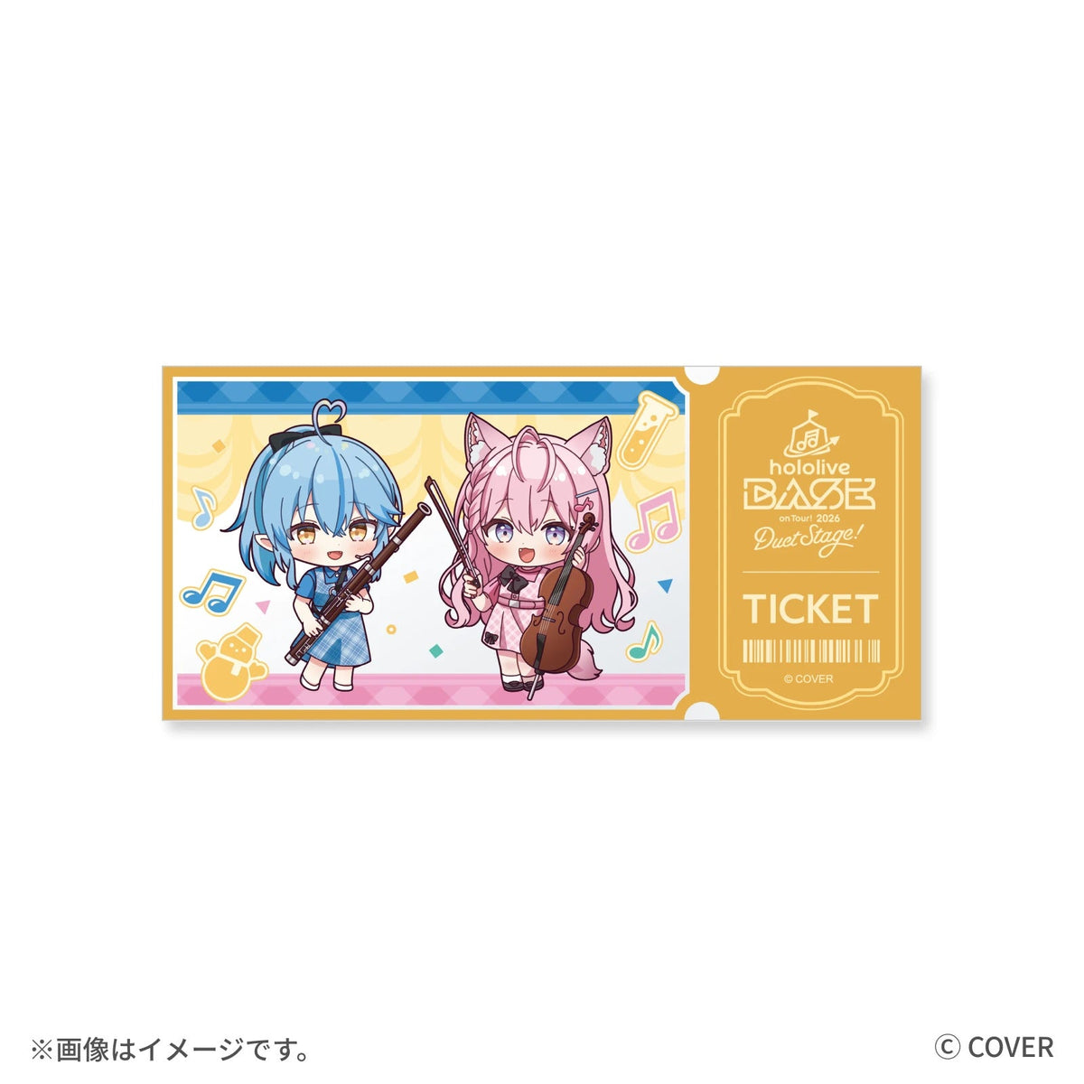 hololive BASE on Tour! 2026 Duet Stage! チケット風クリアカード （全7種）