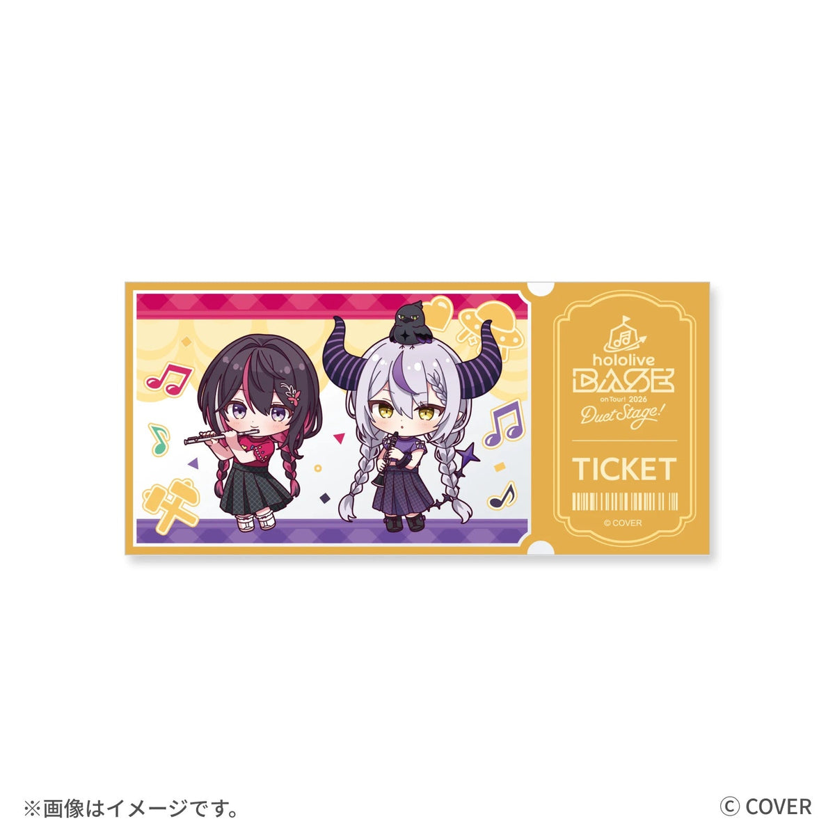hololive BASE on Tour! 2026 Duet Stage! チケット風クリアカード （全7種）