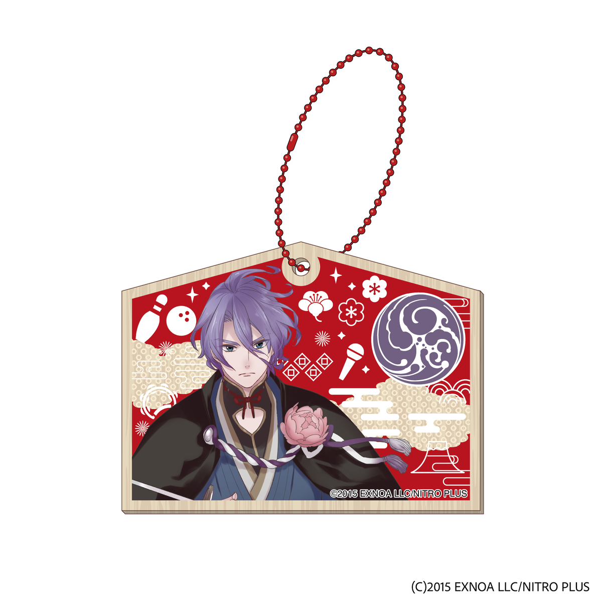 刀剣乱舞ONLINE 木製絵馬風キーホルダー ROUND1 Ver.