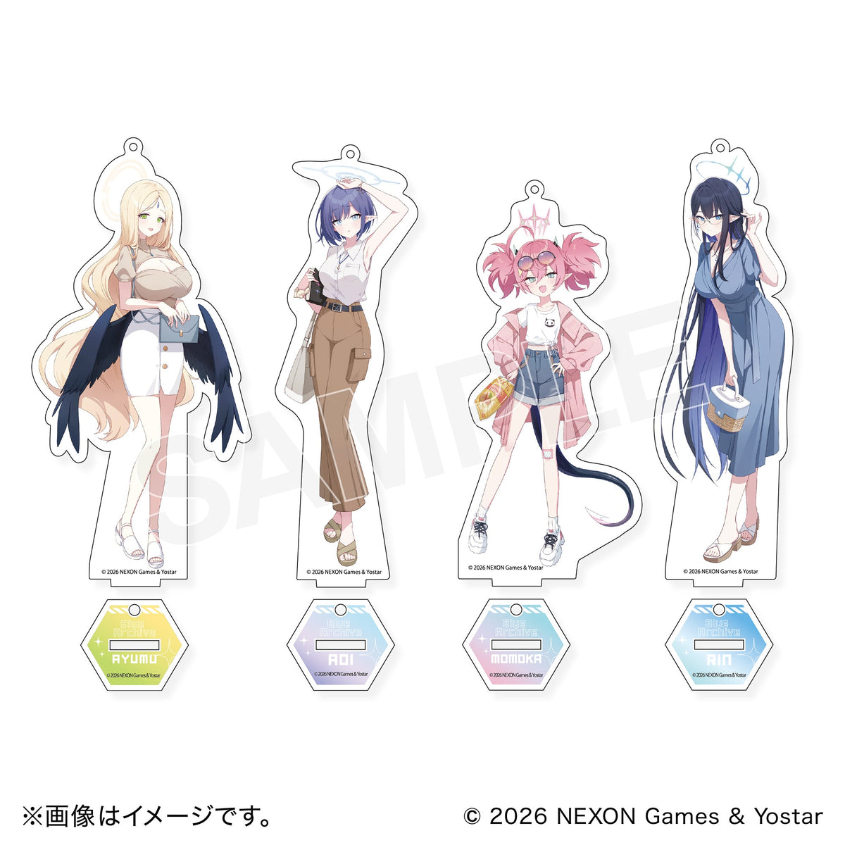 ブルーアーカイブ アクリルスタンドキーホルダー