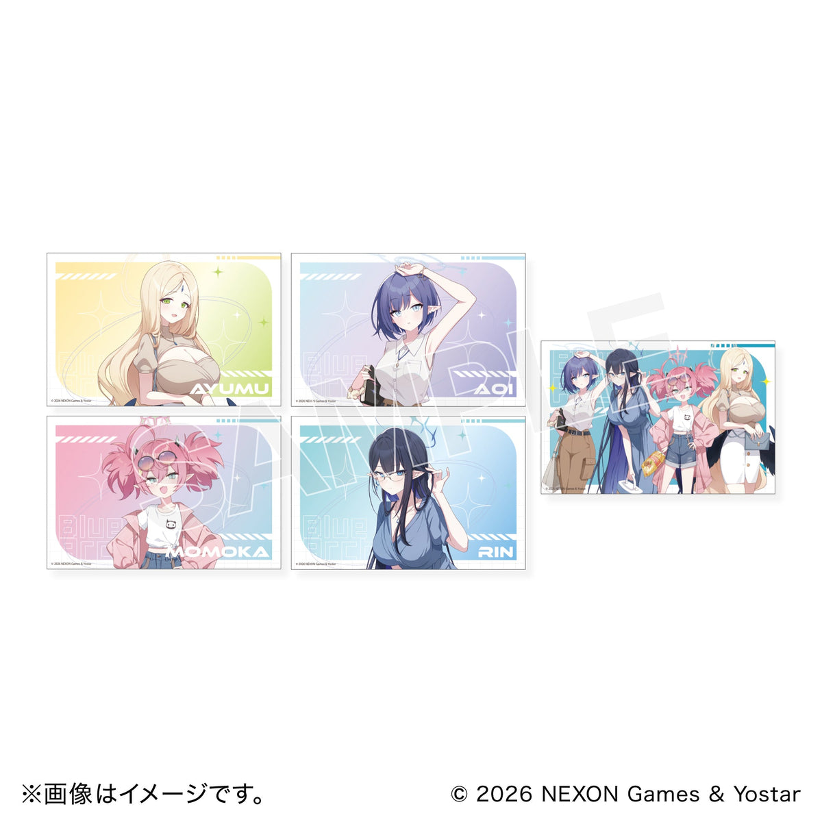 ブルーアーカイブ アクリルパネル