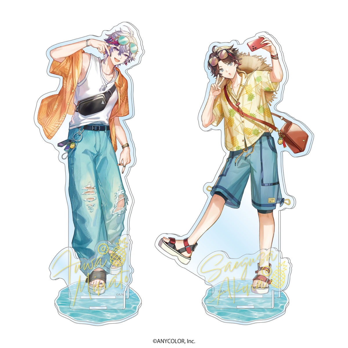 ふわぐさ×ナゴパイナップルパーク アクリルスタンド