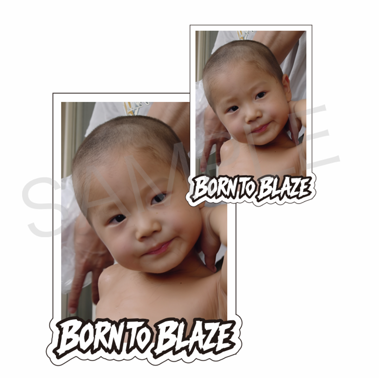 【BORN TO BLAZE】  YOUNG YAMATOステッカー2枚セットB