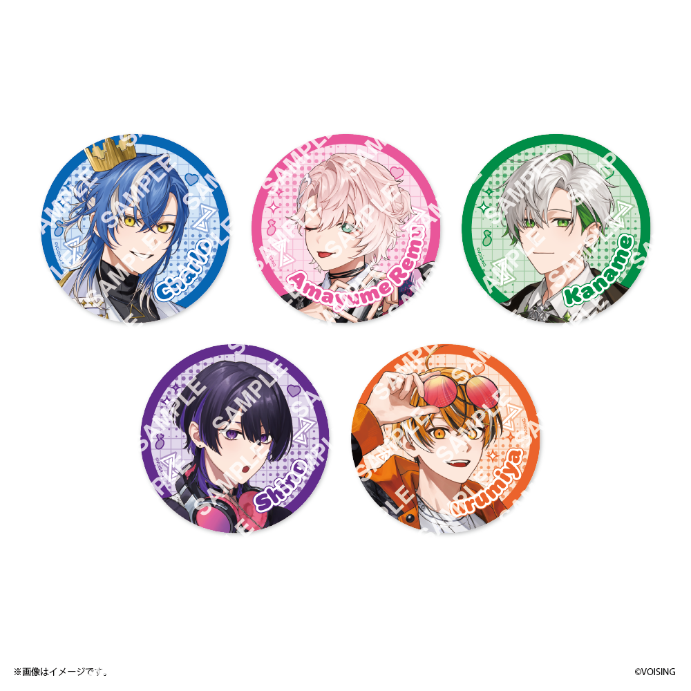 【VOISING HOLIDAY】 ランダム缶バッジ クロノヴァ