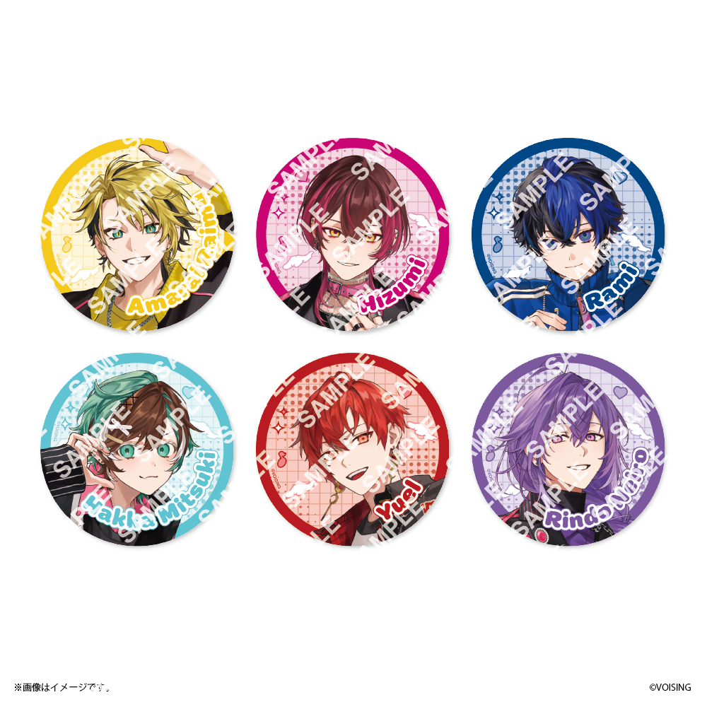 【VOISING HOLIDAY】 ランダム缶バッジ ブラフラ