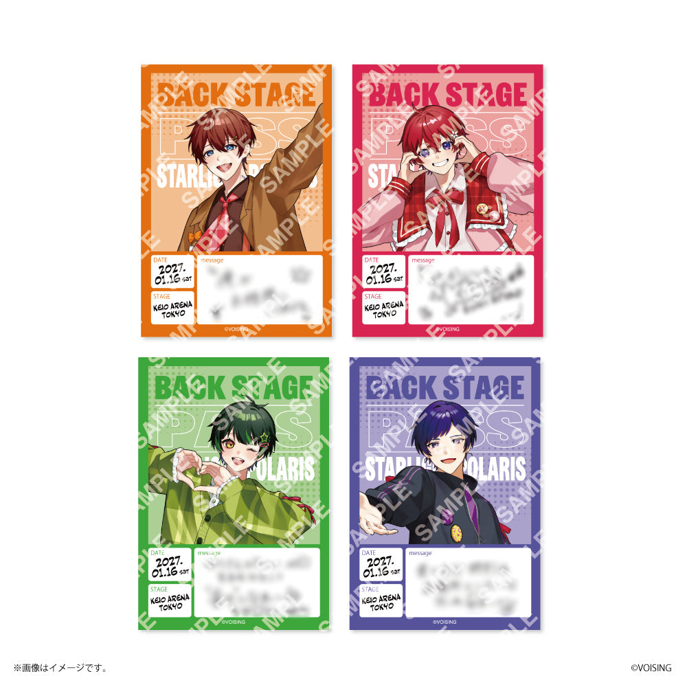 【VOISING HOLIDAY】 ランダムバックパス風ステッカー すたぽら