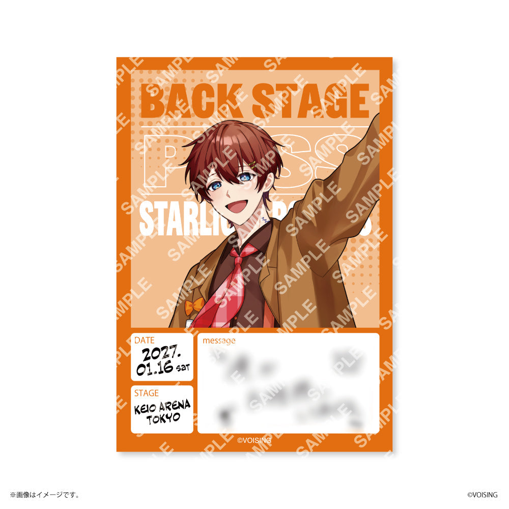 【VOISING HOLIDAY】 ランダムバックパス風ステッカー すたぽら