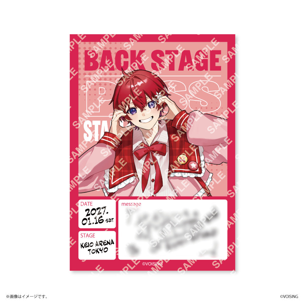 【VOISING HOLIDAY】 ランダムバックパス風ステッカー すたぽら