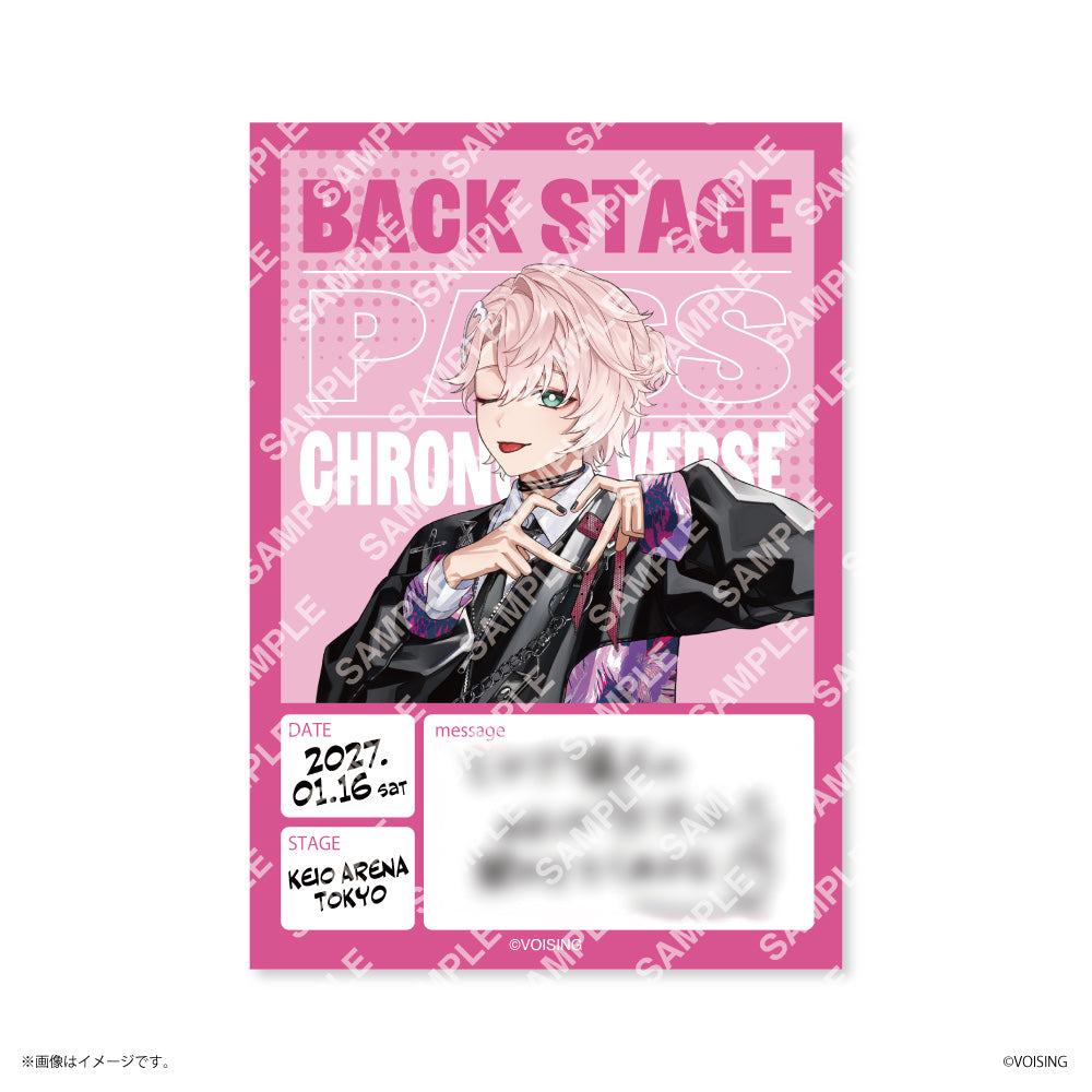 【VOISING HOLIDAY】 ランダムバックパス風ステッカー クロノヴァ