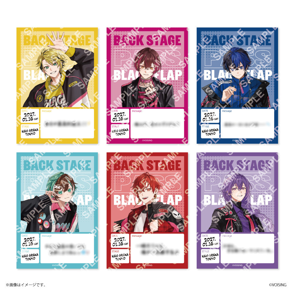【VOISING HOLIDAY】 ランダムバックパス風ステッカー ブラフラ