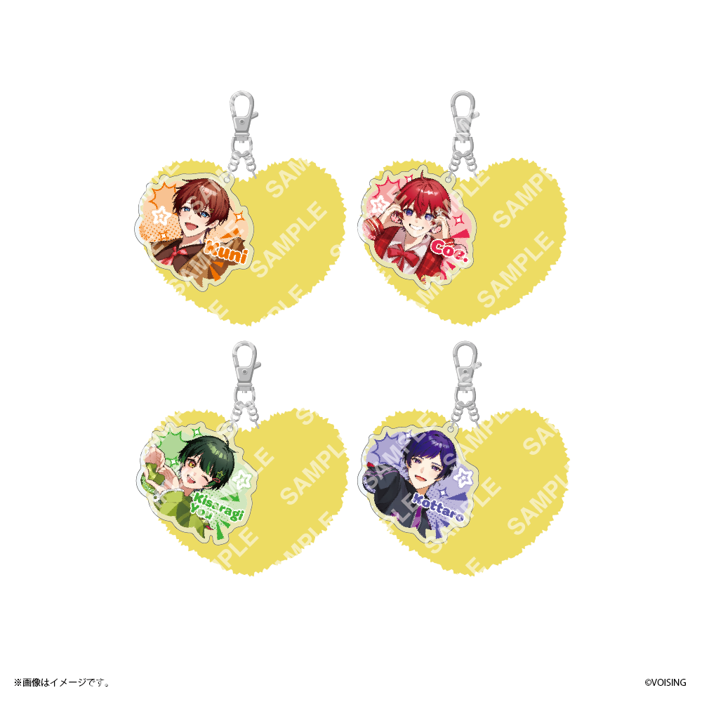 【VOISING HOLIDAY】 ハートファーストラップ