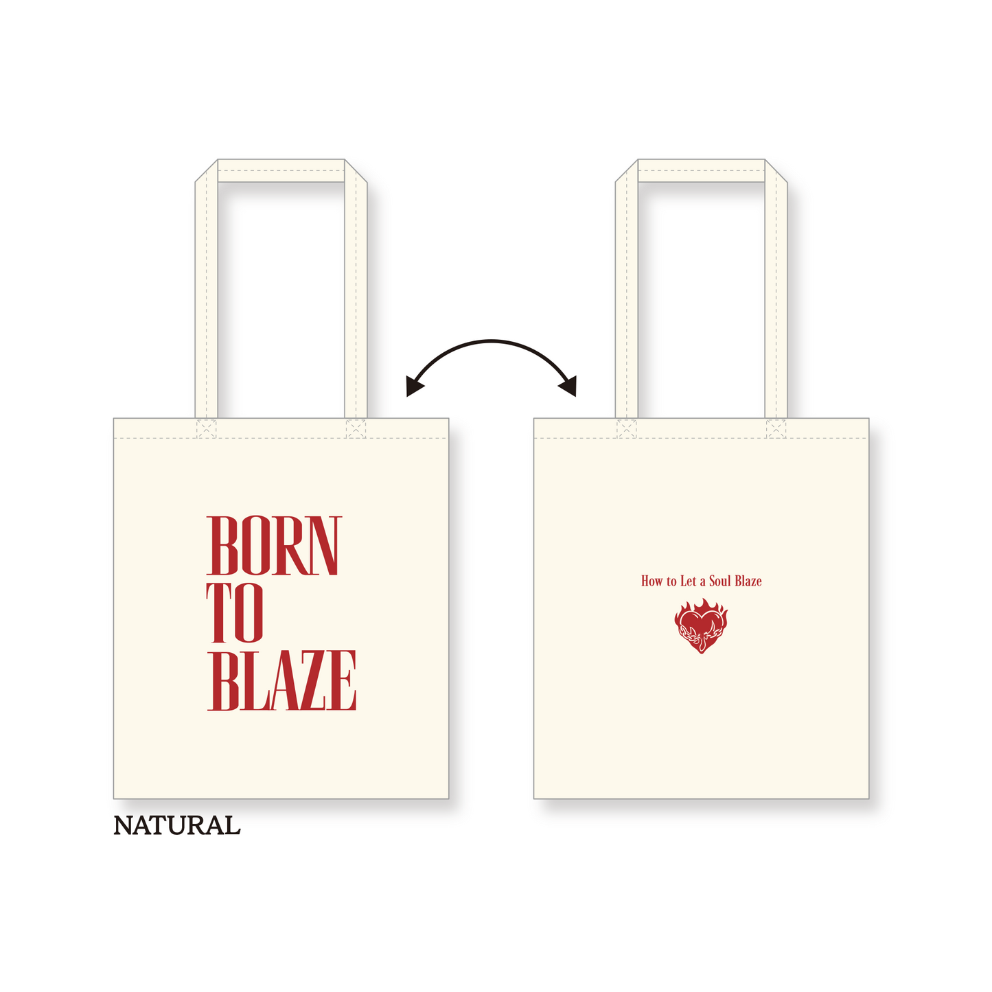 【BORN TO BLAZE】 トートバック