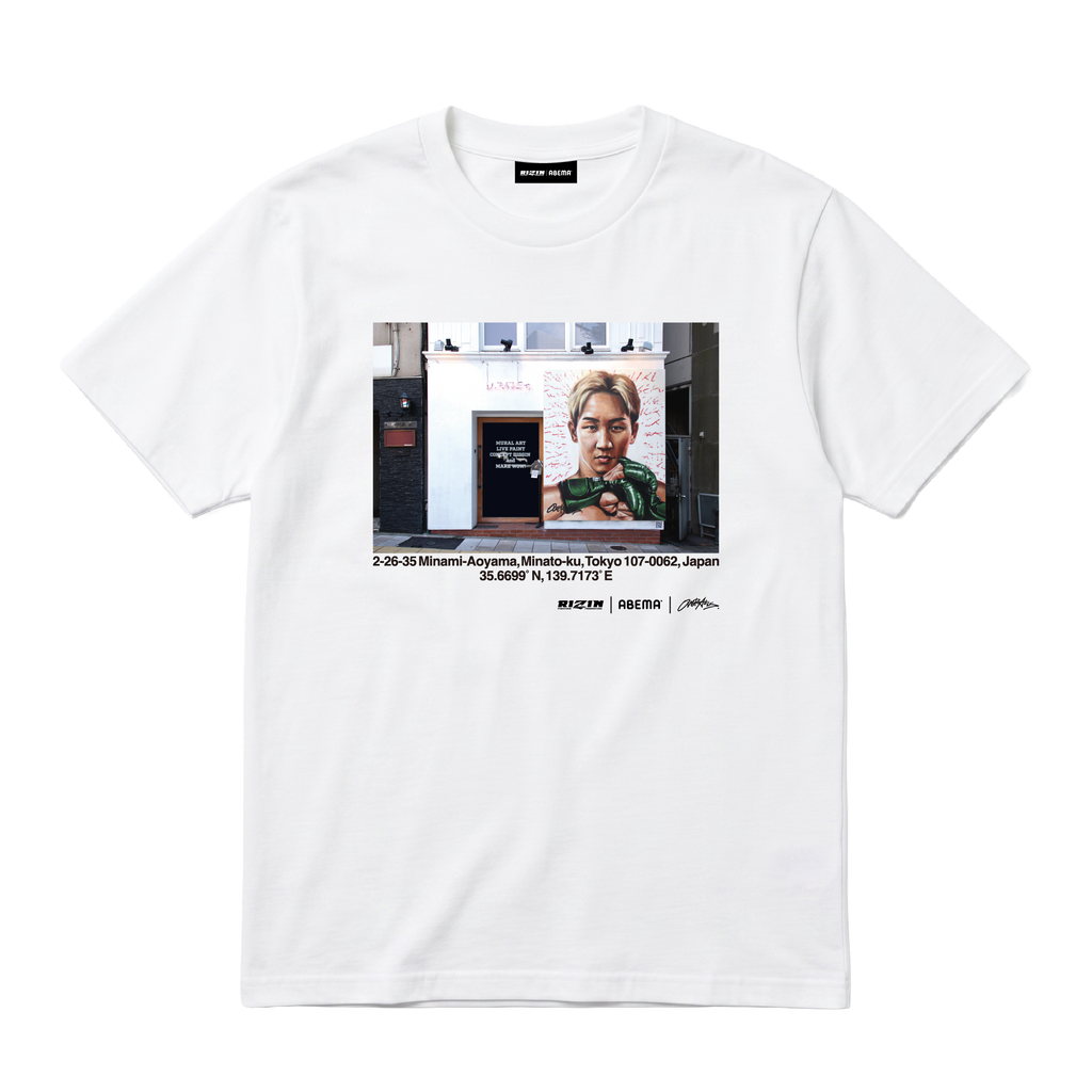 【超RIZIN.5】朝倉未来☓OVER ALLs T-shirt（White）