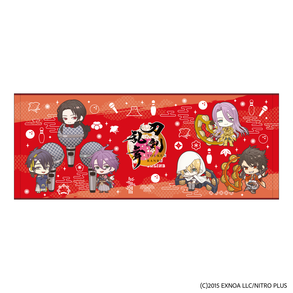 刀剣乱舞ONLINE フェイスタオル ROUND1 Ver.