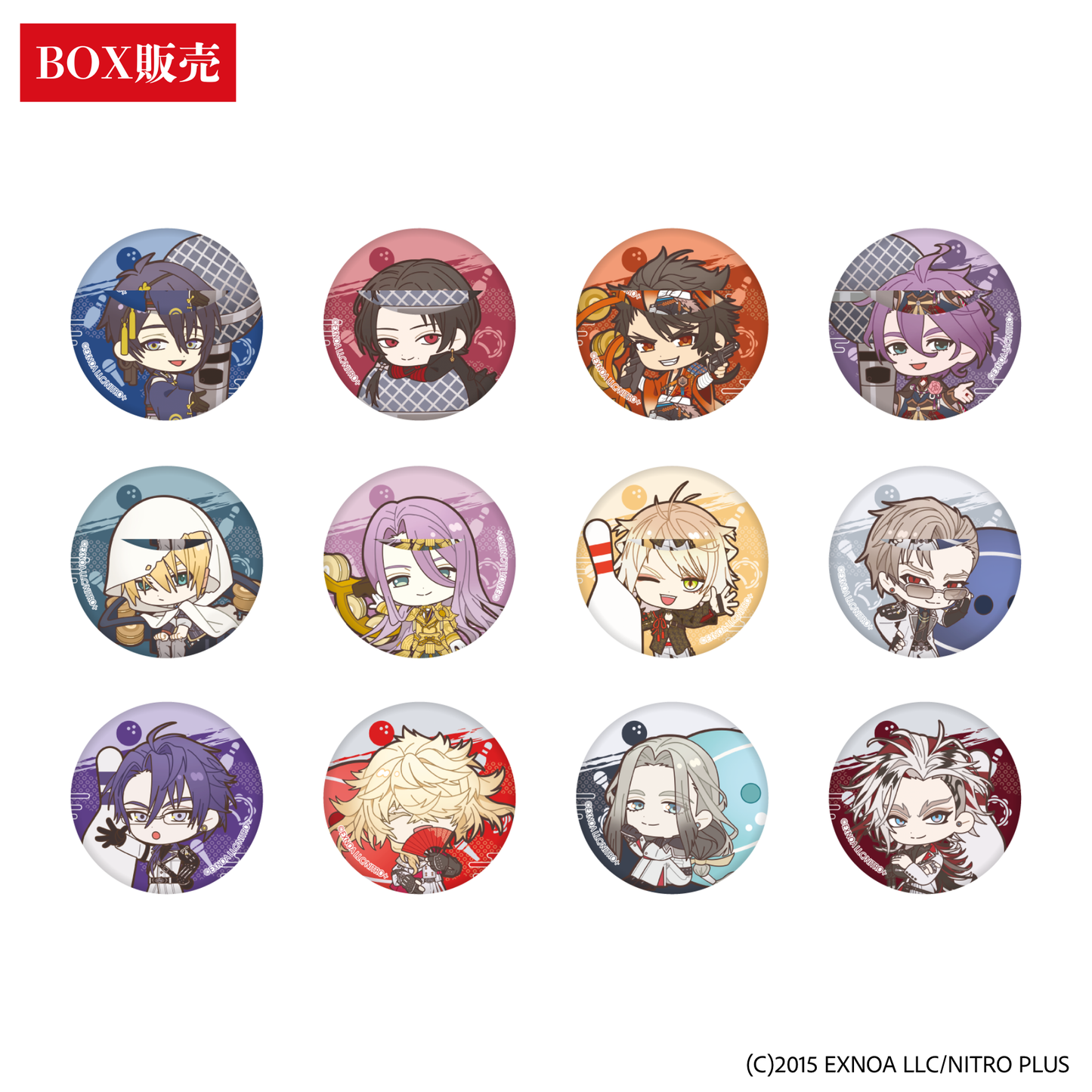 刀剣乱舞ONLINE ランダム缶バッジ ROUND1 Ver. コンプリートBOX